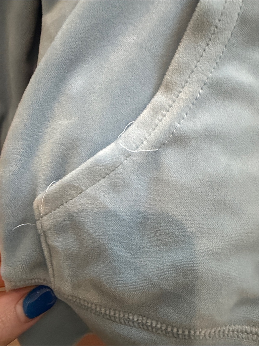 Juicy Couture Light Blue Velour Track Suit - Picture 11 of 11